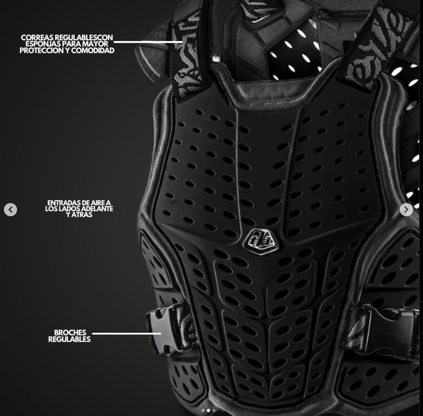 Pecheras Protectoras Troy Lee Designs Rockfight YOUTH