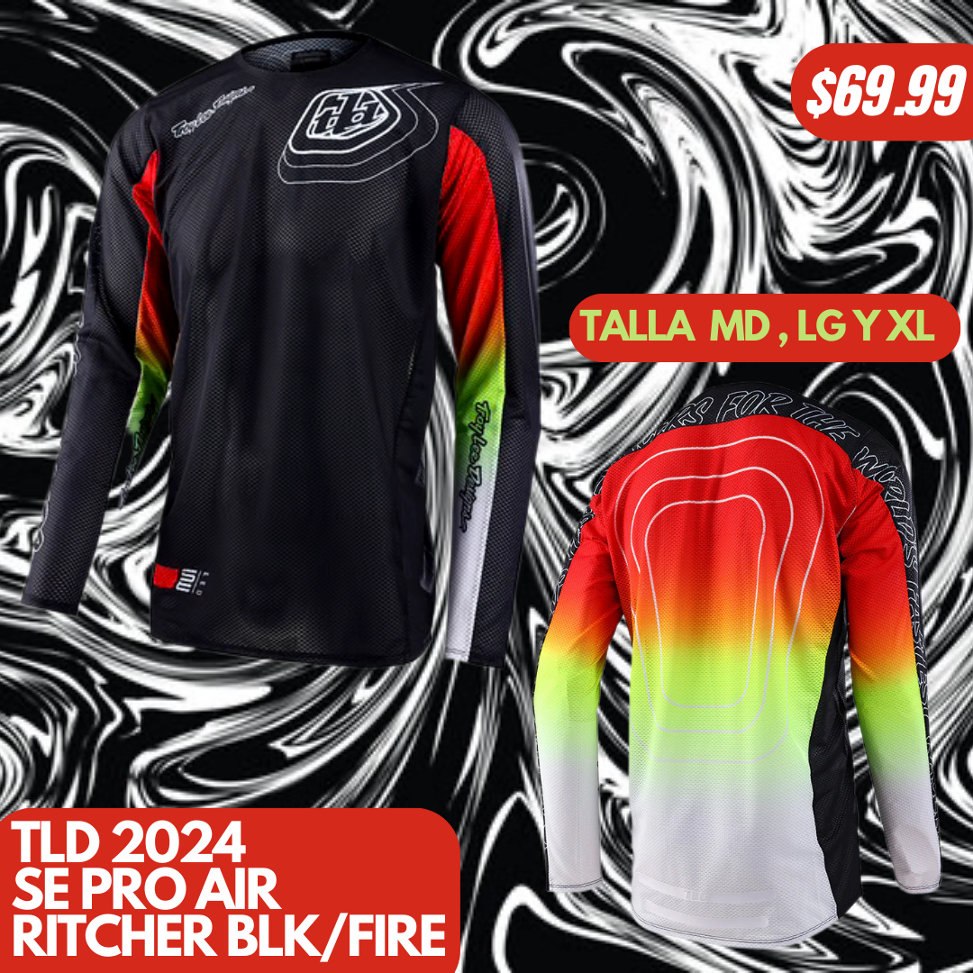 Jerseys LS TLD SE PRO AIR Ritcher Black/Fire