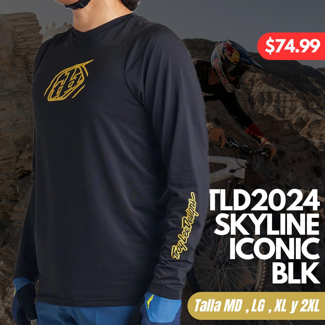 Jerseys LS TLD Skyline Iconic Black