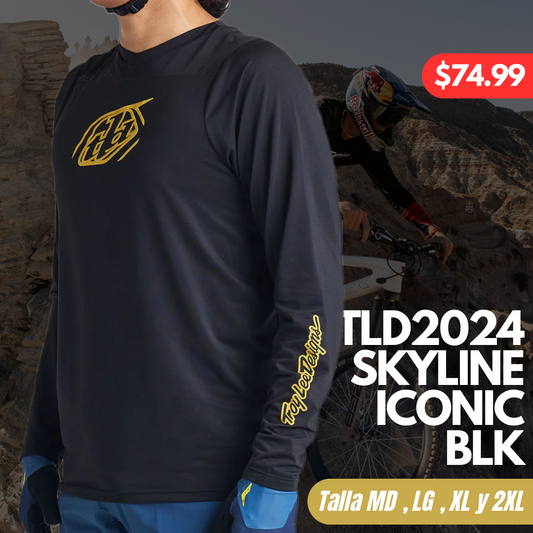 Jerseys LS TLD Skyline Iconic Black