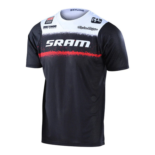 Jerseys Manga Corta Troy Lee Designs Skyline Air SRAM Roost Blk