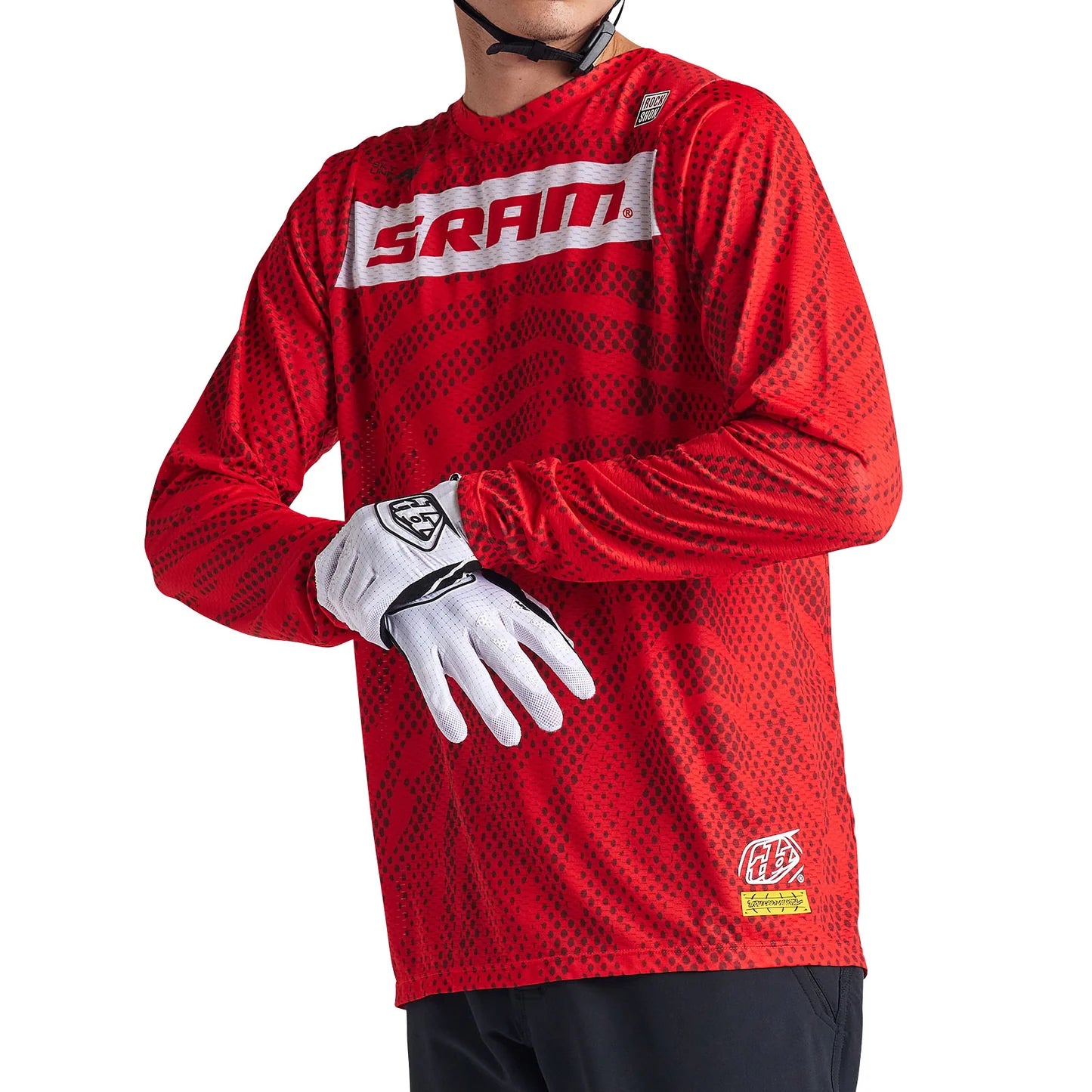 Jerseys Troy lee Designs LS Skyline Air SRAM Roots Fiery Red