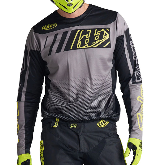 Jerseys Troy Lee Designs Grand Prix Icon  Blk/Gry