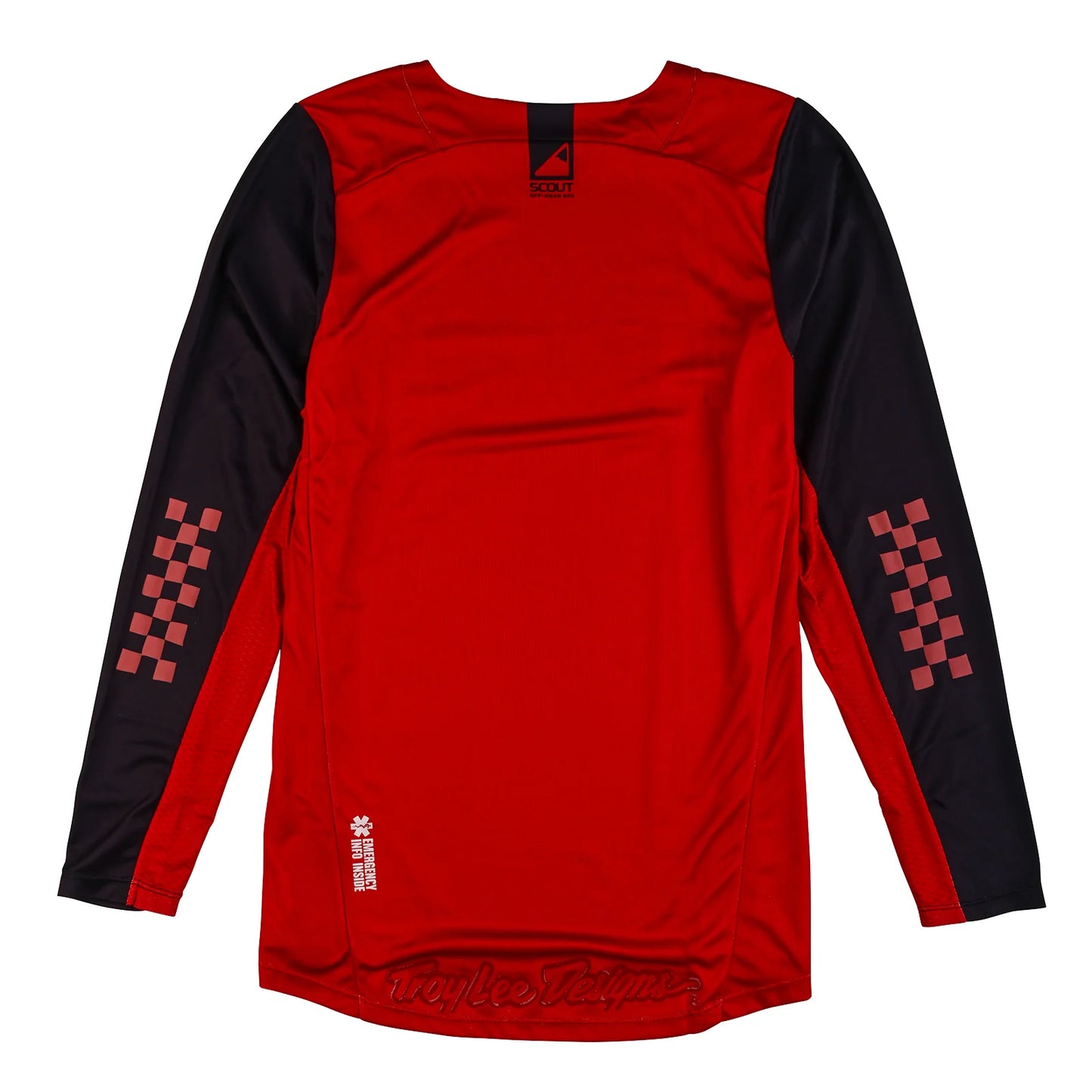 Jerseys Troy Lee Designs SCOUT GP 2024 BIG LEE BURNED RED/BLK
