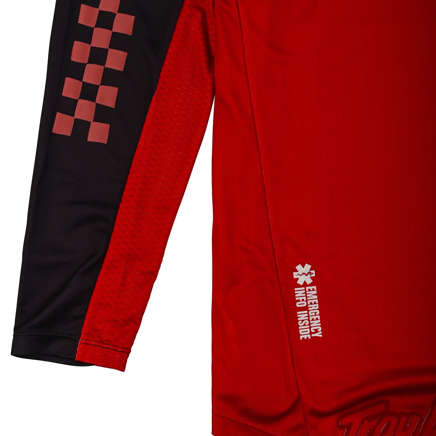 Jerseys Troy Lee Designs SCOUT GP 2024 BIG LEE BURNED RED/BLK