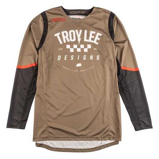 Jerseys Troy Lee Designs SCOUT GP RIPPER Tarmac Olive