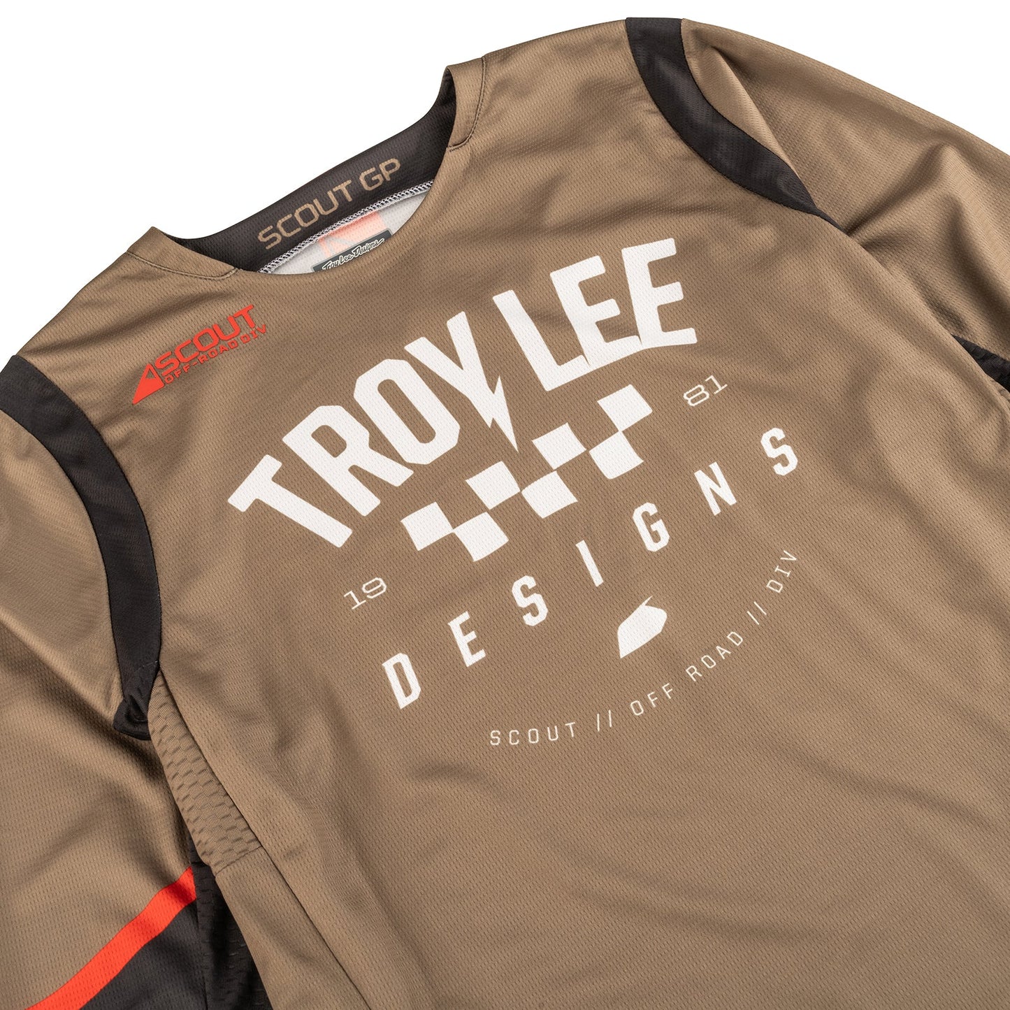 Jerseys Troy Lee Designs SCOUT GP RIPPER Tarmac Olive