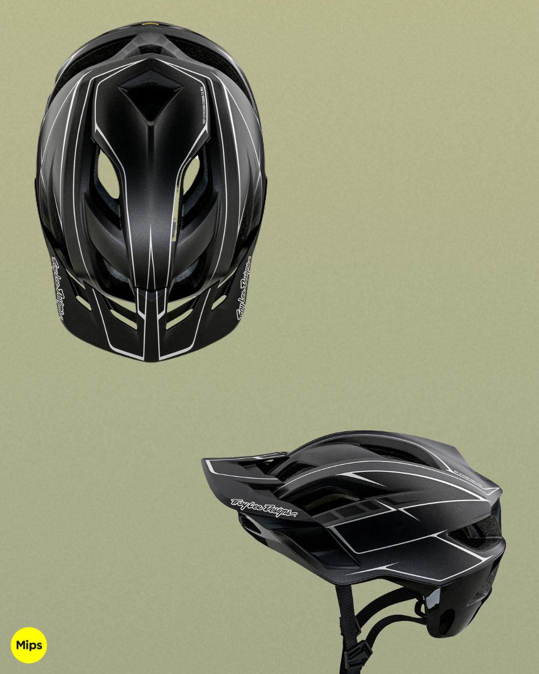 Cascos Troy Lee Designs Flowline SE 2025 Pinnestriped