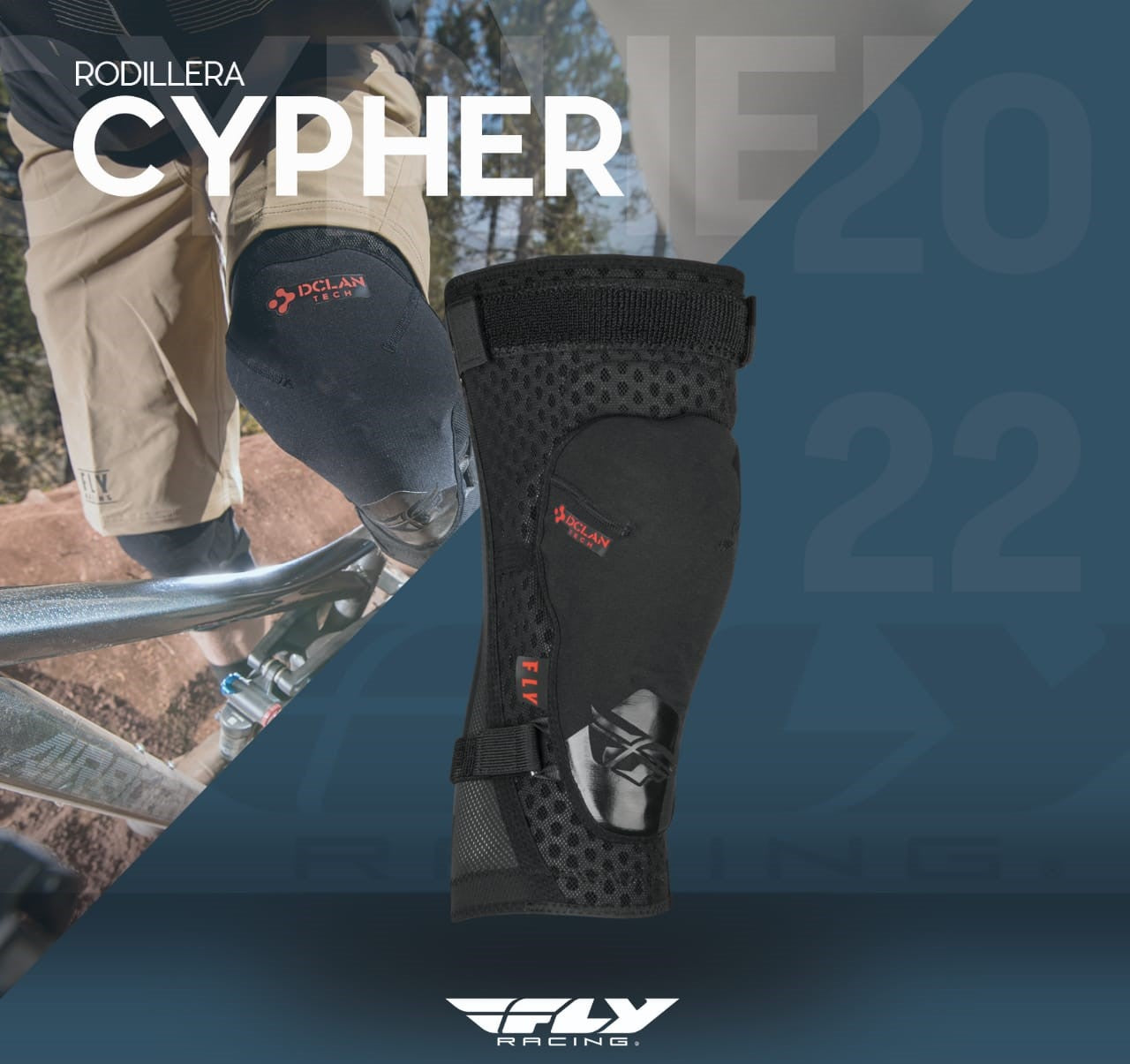 Rodilleras Fly Racing Cypher MTB