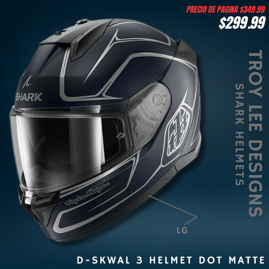 Cascos Shark x Troy Lee Designs Edicion limitada D-SKWALL 3 DOT DRONE