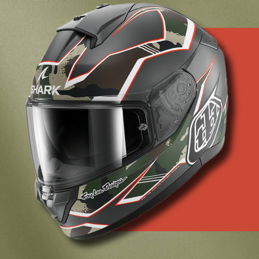 Fullface Troy lee Designs x Shark Helmets edicion limitada RIDILL 2 FULL FACE HELMET MATRIX CAMO BLACK LG