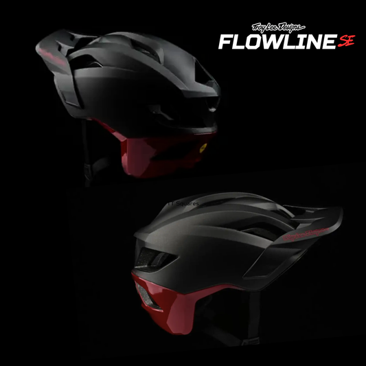 Cascos abiertos Troy Lee Designs Flowline SE Blk/Red