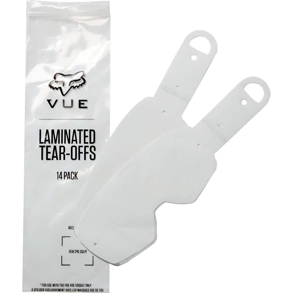 Tear-Offs  Laminados Fox Racing compatibles con VUE 14 pack