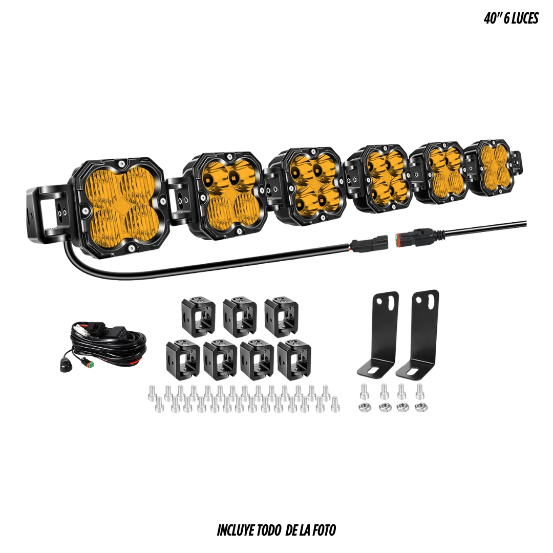 Barra de luces Antiniebla Ambar Skyworld para Offroad