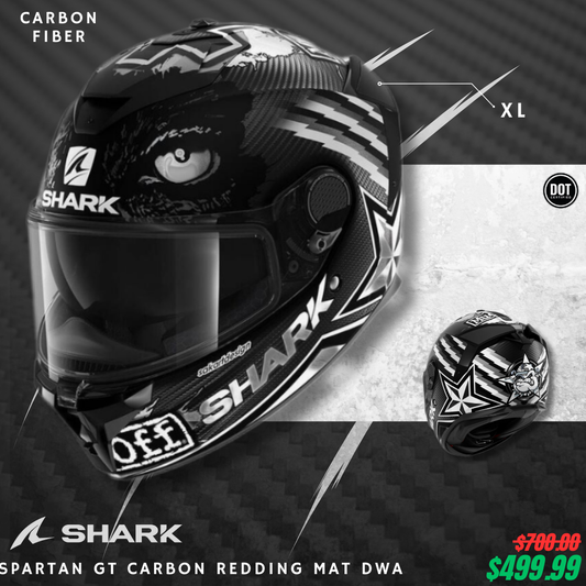 Shark SPARTAN GT Carbon Redding MAT DWA DOT