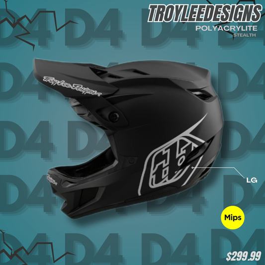 Casco TLD D4 Polyacrylite Stealth MIPS