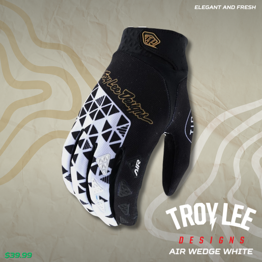 Guantes Troy Lee Designs Air Wedge White/Blk