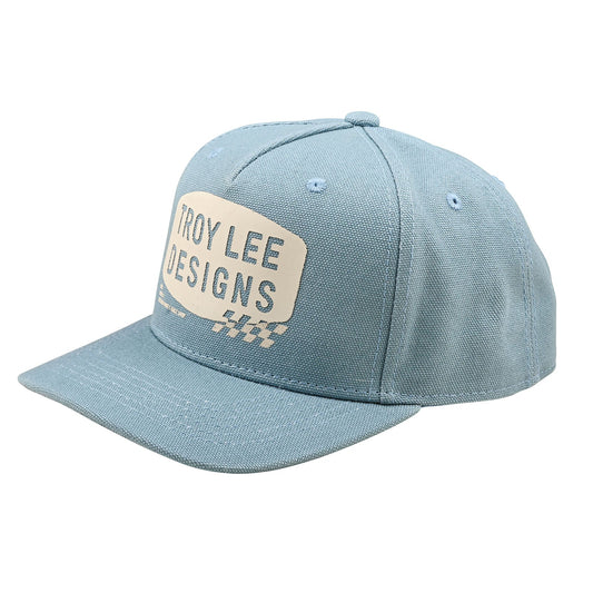 Gorra Troy lee designs Curved Snapback Hat Stamp Smoke Blue