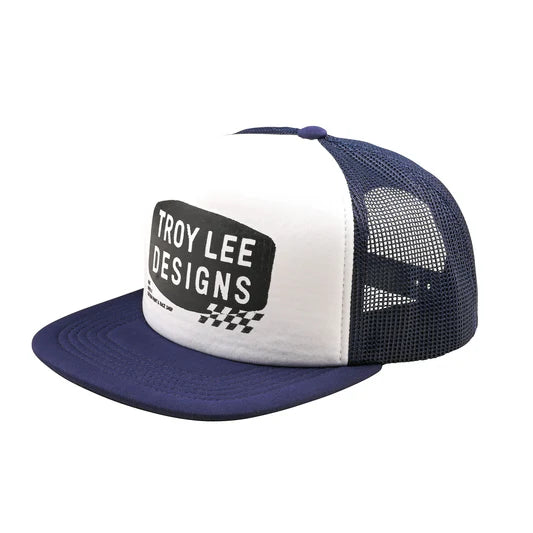 Gorra TLD 2025 Trucker Snapback Stamp Vintage White / Navy