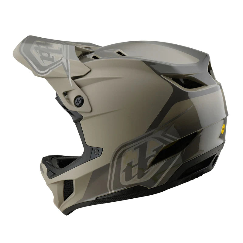 Casco Fullface Troy Lee Designs D4 Shadow Timber Polyacrilite para DH/BMX